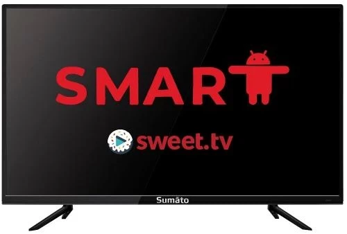 Телевізор 32" Sumato 32HTS03, LED, 1366x768, 60 Гц, Smart TV, DVB-T2/C, HDMI, USB, VESA 200x100 - изображение 6