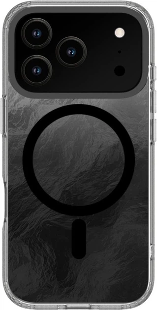 Etui plecki Evelatus IMD Glacier MagSafe Case do Apple iPhone 17 Pro Black (EVEAPP17PIGCWMB) - obraz 2