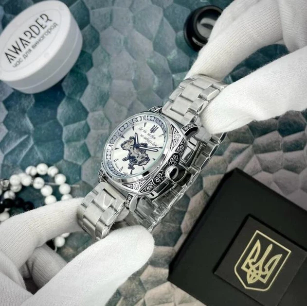 Наручні годинники Awarder 021-3D Де б не був Silver-White Steel - зображення 4
