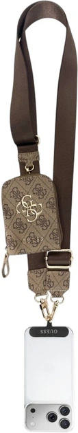 Ремінець для смартфона Guess 4G Metal Logo Brown (GUUCNKP4DGMW) - зображення 2