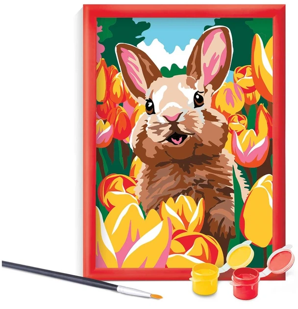 Малювання за номерами As Company HappiHobbi Paint & Frame Веселий кролик 1038-41027 (5203068410278) - зображення 3