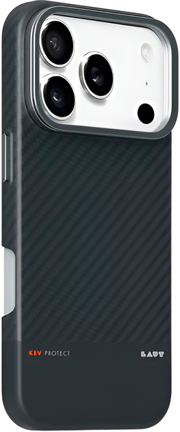 Etui plecki Laut Kev Protect do Apple iPhone 17 Pro Black (4895206944670) - obraz 2