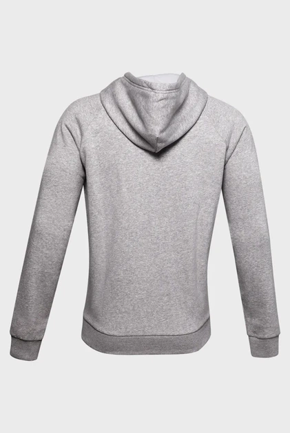 Чоловіче сіре худі UA Rival Fleece Big Logo HD Under Armour L 1357093-011 - зображення 6