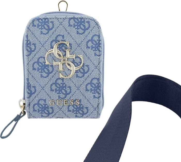 Pasek do smartfona Guess 4G Metal Logo Blue (GUUCNKP4DGMB) - obraz 3