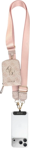 Pasek do smartfona Guess 4G Metal Logo Pink (GUUCNKP4DGMP) - obraz 2