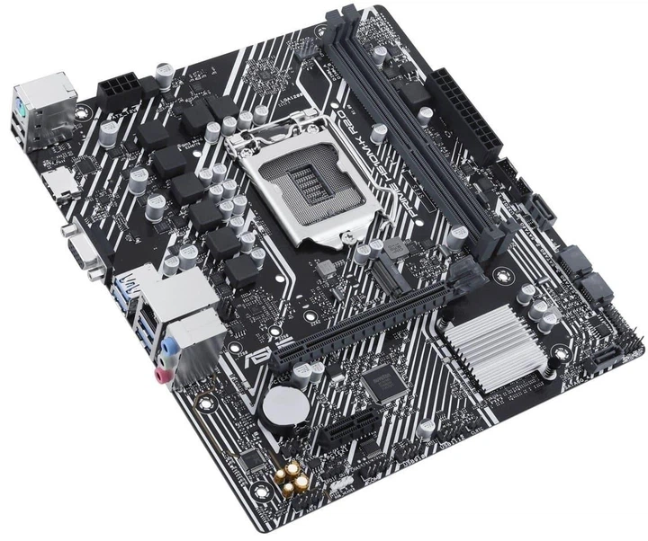 Материнська плата ASUS PRIME H510M-K R2.0 (s1200, Intel H470, PCI-Ex16) - Фото 3 Материнська плата ASUS PRIME H510M-K R2.0 (s1200, Intel H470, PCI-Ex16) - зображення 3
