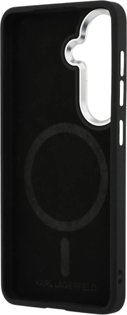 Etui Karl Lagerfeld Embossed Ring RSG Logo MagSafe do Samsung Galaxy S26 Plus Black (KLHMS26MPSKRSGEK) - obraz 7