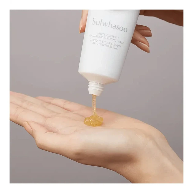 Отшелушивающая маска с белым женьшенем Sulwhasoo White Ginseng Radiance Refining Mask 35 ml - изображение 2