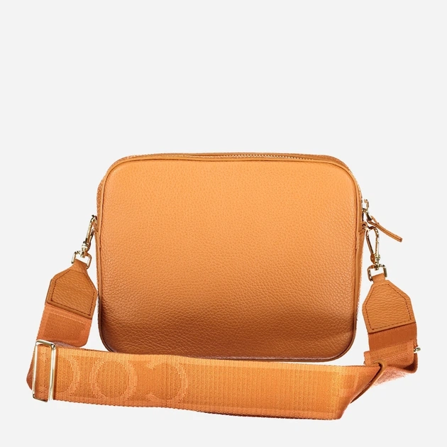 Torebka crossbody damska skórzana mała Coccinelle Tebemini E5MN555M301 R41 Pomarańczowa (800070354337) - obraz 2