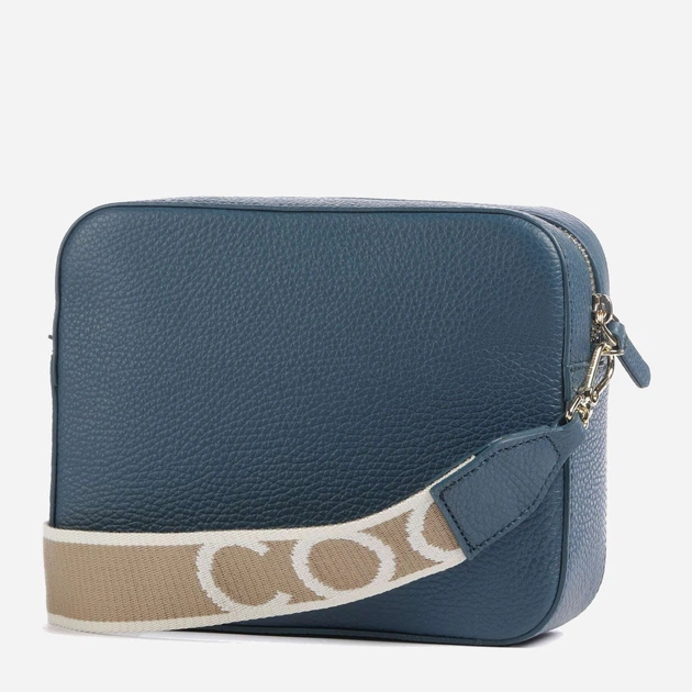 Torebka crossbody damska skórzana mała Coccinelle Tebemini E5MN555M301 B27 Niebieska (800070354334) - obraz 2
