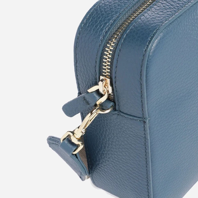Torebka crossbody damska skórzana mała Coccinelle Tebemini E5MN555M301 B27 Niebieska (800070354334) - obraz 5