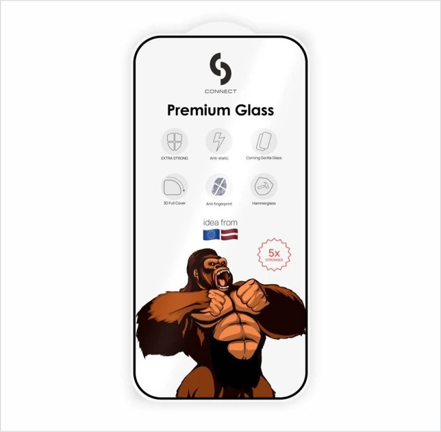 Szkło hartowane Evelatus Corning Gorilla Glass Anti-Static 3D Full Cover 5X Stronger do Samsung Galaxy S26 Ultra Black (EVESAMS26UCGG5XS) - obraz 2