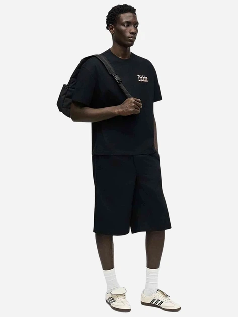 Футболка бавовняна довга чоловіча Dickies Polk Ss DK0A88GOBLK1 L Чорна (800070354598) - зображення 5