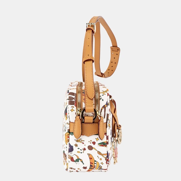 Torebka crossbody damska materiałowa Piero Guidi Arianna L108B4038 90 Biała (800070359109) - obraz 3