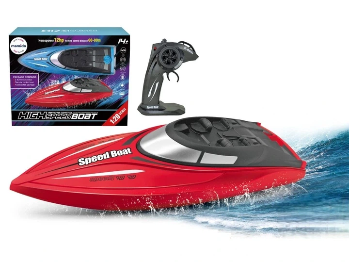 Катер на пульті керування High Speed Boat Червоний - зображення 3