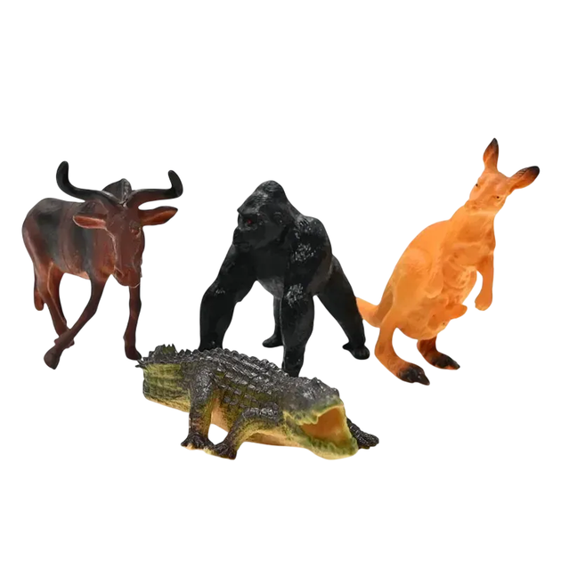 Набор животных для детей Дикие животные Animal World 10 шт - Фото 3 Набор животных для детей Дикие животные Animal World 10 шт - изображение 3