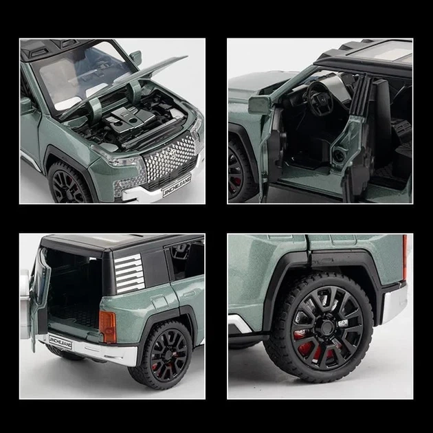 Металлическая машинка инерционная с эффектами Джип Yangwang U8 AutoExpert Серый - Фото 5 Металлическая машинка инерционная с эффектами Джип Yangwang U8 AutoExpert Серый - изображение 5