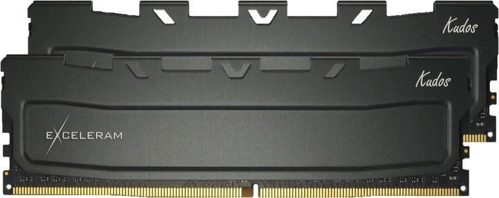 Оперативная память eXceleram Black Kudos DDR4-3200 32768MB PC4-25600 (Kit of 2x16384) (EKBLACK4323216XD) - Фото 1 Оперативная память eXceleram Black Kudos DDR4-3200 32768MB PC4-25600 (Kit of 2x16384) (EKBLACK4323216XD) - изображение 1