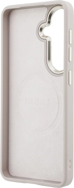 Etui Guess 4G Big Rhinestone Triangle Strap MagSafe do Samsung Galaxy S26 Pink (GUHMS26SP4G4DCSP) - obraz 7