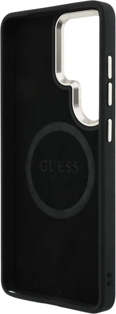 Etui Guess 4G Big Rhinestone Triangle Strap MagSafe do Samsung Galaxy S26 Ultra Black (GUHMS26LP4G4DCSK) - obraz 7