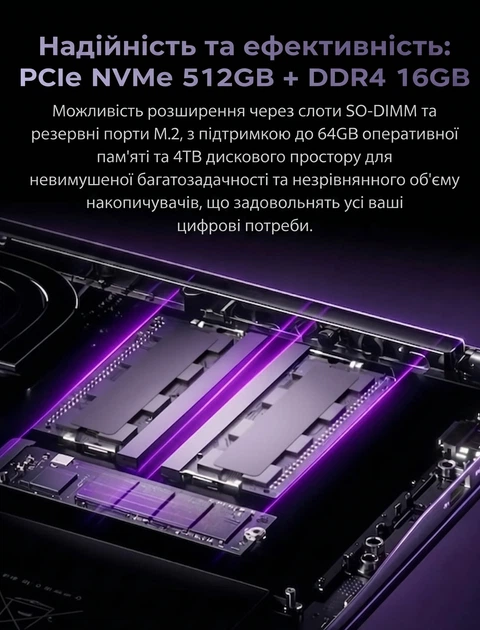 Ноутбук 15.6" ACEMAGIC LX15PRO AMD Ryzen 7 5700U RAM 16GB SSD 512GB Windows 11 Алюминиевый корпус (UKR) (102356166) - изображение 3