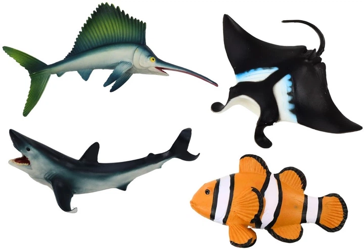 Набір фігурок LeanToys Ocean World морські тварини 5 елементів 622125 (5905991005100) - зображення 2