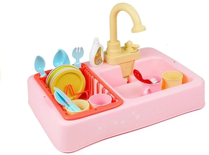 Zestaw kuchenny LeanToys Happy Kitchen na baterie z akcesoriami 36 elementów 662915 (5907625580281) - obraz 2