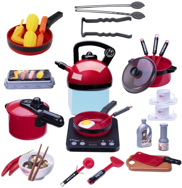 Zlewozmywak LeanToys zlew z wodą z akcesoriami 18 elementów 712684 (5907625580281) - obraz 2
