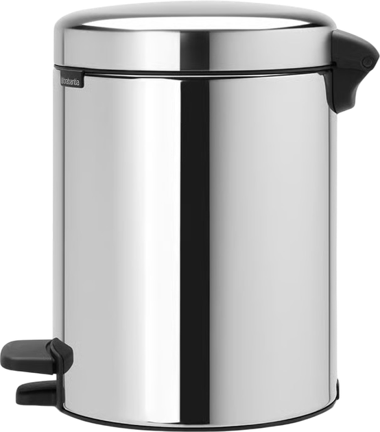 Відро для сміття Brabantia NewIcon з педаллю 5 л Блискуча сталь 112621 (8710755112621) - зображення 2