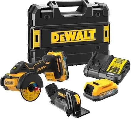 Akumulatorowa pilarka tarczowa DeWalt 18V XR 76 mm bezszczotkowa z 2 akumulatorami 1.7 Ah (DCS438E2T-QW) - obraz 5