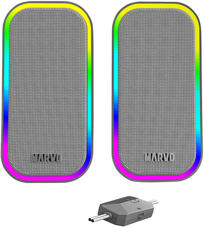Акустична система Marvo SG-285 20GY 6W Grey (6932391936955) - зображення 2
