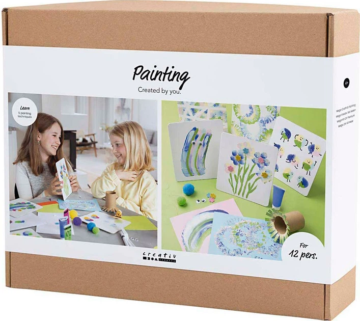 Zestaw do malowania Creativ Company Painting Learn 5 painting techniques 977780 (5712854769297) - obraz 3