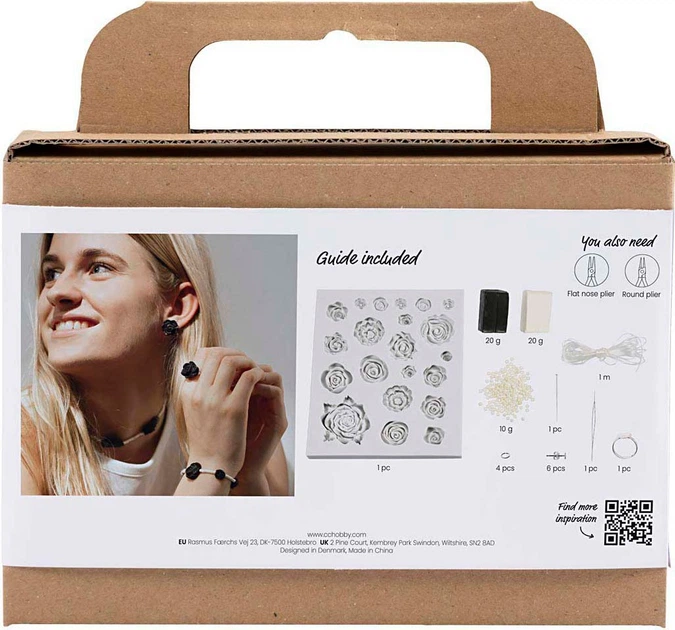 Набір для створення прикрас Creativ Company Mini Jewellery Roses 977766 (5712854763936) - зображення 4