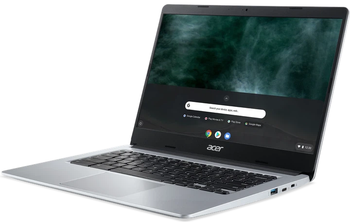 Ноутбук 14" Acer Chromebook 314 (CB314-1H-C7PS) Intel Celeron N4020 RAM 4GB eMMC 64GB 12ч батарея Chrome OS (UKR) - Уценка - изображение 3