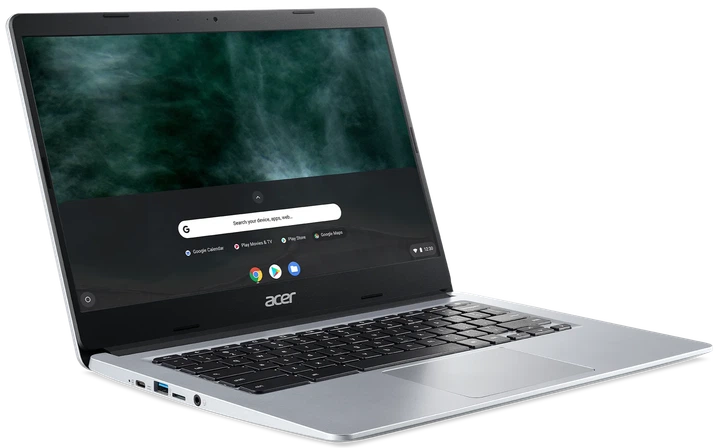 Сенсорний ноутбук 14" Acer CB314-1HT-P2DF Intel Pentium N5030 RAM 8GB eMMC 64GB Chrome OS (UKR) (100779559) - зображення 3