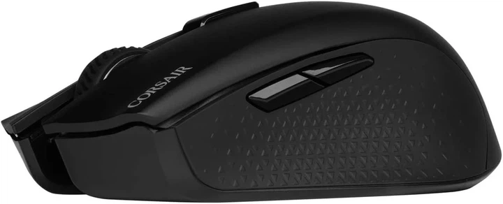 Игровая беспроводная мышь Corsair Harpoon RGB Wireless / Bluetooth / Радиоканал / PixArt PMW3325 / 10000 DPI / 6 кнопок / RGB подсветка / Съемный кабель / Черная - Б/У - изображение 7