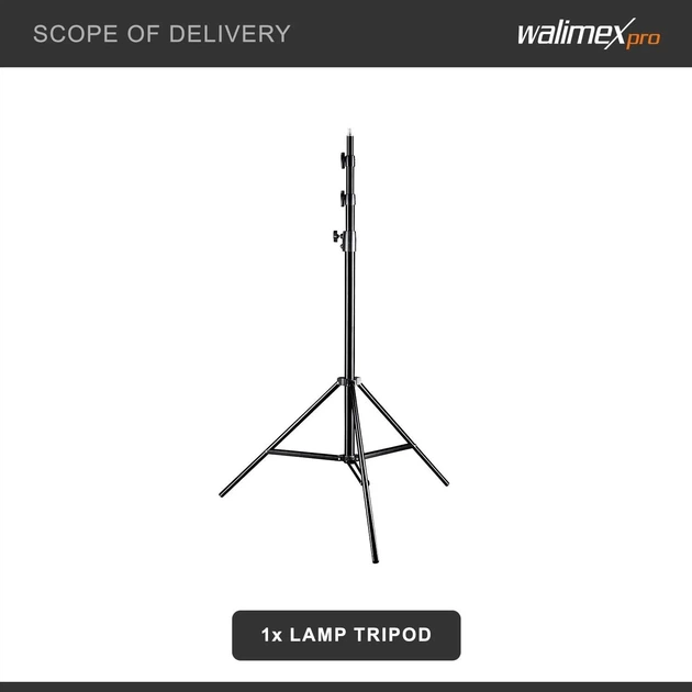Штатив для студийного света Walimex pro WT-420 Черный Б/В k1 - Фото 4 Штатив для студийного света Walimex pro WT-420 Черный Б/В k1 - изображение 4