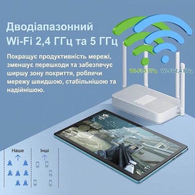 Планшет 10.1" DMOAO D3 4+4/64Gb 8 ядер Android 12 6000 mAh Синий Б/В - изображение 4