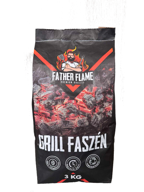 Деревне вугілля 3 кг Father Flame - Фото 1 Деревне вугілля 3 кг Father Flame - зображення 1