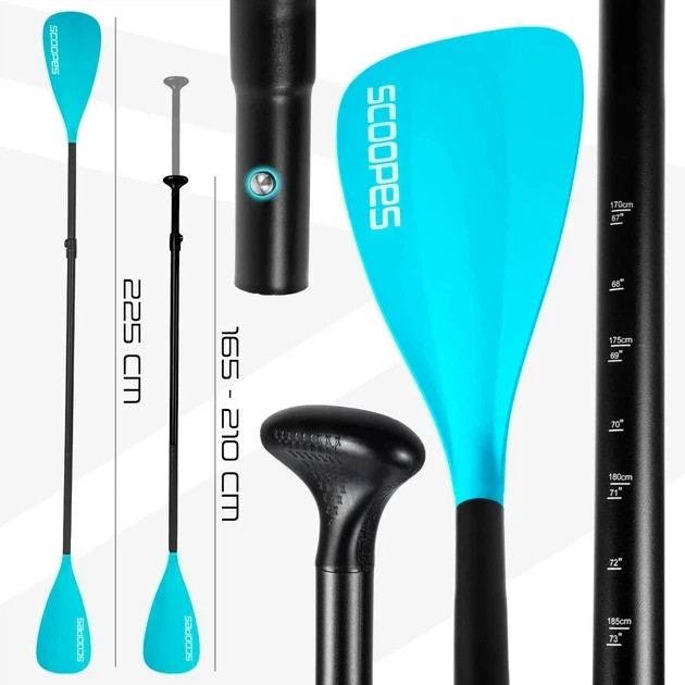 Надувна SUP дошка Scoopes Velo 320 см із веслом, сидінням, насосом та повним комплектом аксесуарів (112749) - зображення 5
