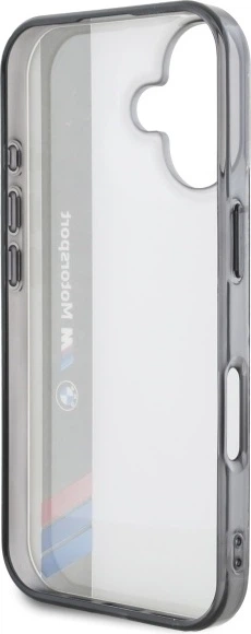 Etui plecki BMW Motorsport IML Vertical Stripe do Apple iPhone 16 Plus Grey (BMHCP16M23HTFEG) - obraz 7