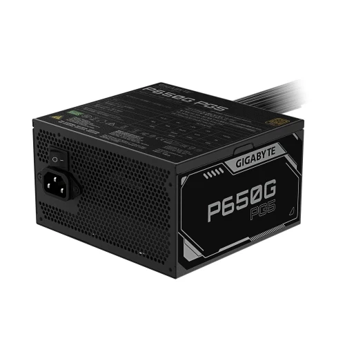 Блок живлення 650 Вт, Gigabyte P650G PG5, Black (GP-P650G PG5) - зображення 2