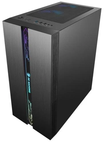 Корпус 2E Gaming RUNA, Black, без БЖ, Midi Tower, для ATX / Micro ATX / mini-ITX, 1x120 Fan ARGB, бічна панель із загартованого скла (2E-G2107) - зображення 2