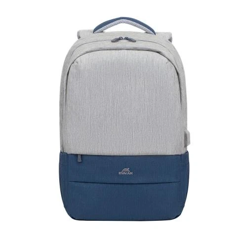 Рюкзак для ноутбука 17.3" RivaCase Prater, Grey/Dark Blue (7567) - изображение 2