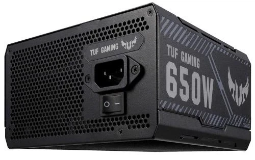 Блок живлення 650 Вт, Asus TUF Gaming, Black (TUF-GAMING-650B) - зображення 2