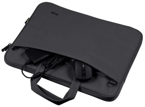 Сумка 16" Trust Bologna Slim, Black (24447) - Фото 5 Сумка 16" Trust Bologna Slim, Black (24447) - зображення 5