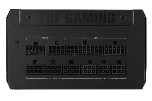 Блок живлення 1000 Вт, Asus TUF Gaming Gold, Black, модульний, 80+ Gold, Active PFC, 135 мм, 4xMolex / 5xSATA / 1x16-pin / 4x6+2-pin / 2x4+4-pin / 1x20+4-pin, захист OPP/OVP/UVP/SCP/OCP/OTP, ATX 12V (TUF-GAMING-1000G) - зображення 2