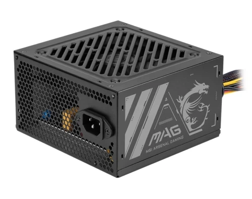Блок питания 500 Вт, MSI MAG A500N-H, Black - Фото 2 Блок питания 500 Вт, MSI MAG A500N-H, Black - изображение 2