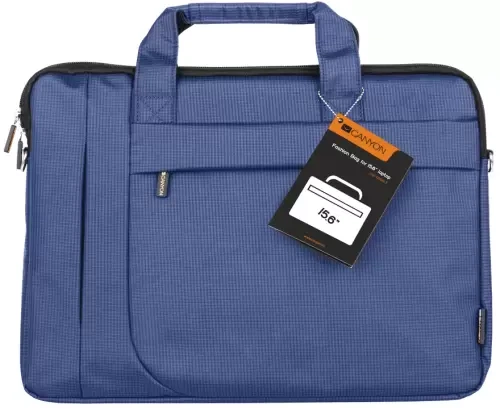 Сумка для ноутбука 15.6" Canyon B-3, Dark Blue (CNE-CB5BL3) - Фото 1 Сумка для ноутбука 15.6" Canyon B-3, Dark Blue (CNE-CB5BL3) - изображение 1