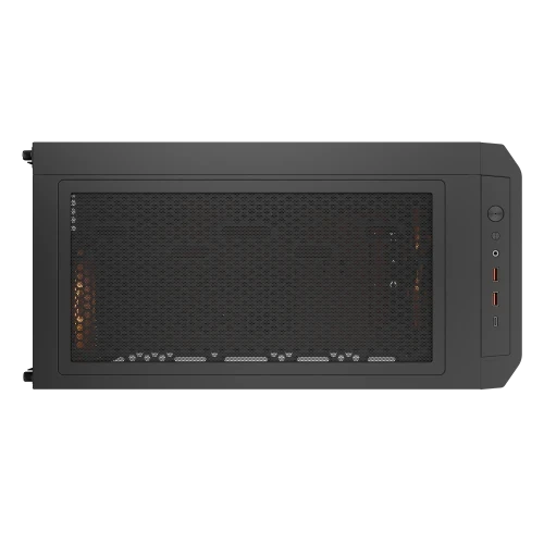 Корпус Cougar Airface Flo RGB, Black, без БЖ, Mid Tower, для E-ATX / ATX / MicroATX / Mini-ITX / CEB, 1xType-C / 2xUSB 3.0, макс. CPU - 190 мм / VGA - 390 мм, 2x180 мм ARGB / 1x120 мм ARGB, бічна панель із загартованого скла - зображення 6
